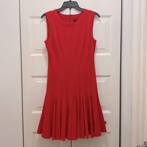 BCBG MAXAZRIA Red Shift Dress